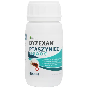 DYZEXAN Ptaszyniec preparat dla kur, gołębi na pasożyty 250ml